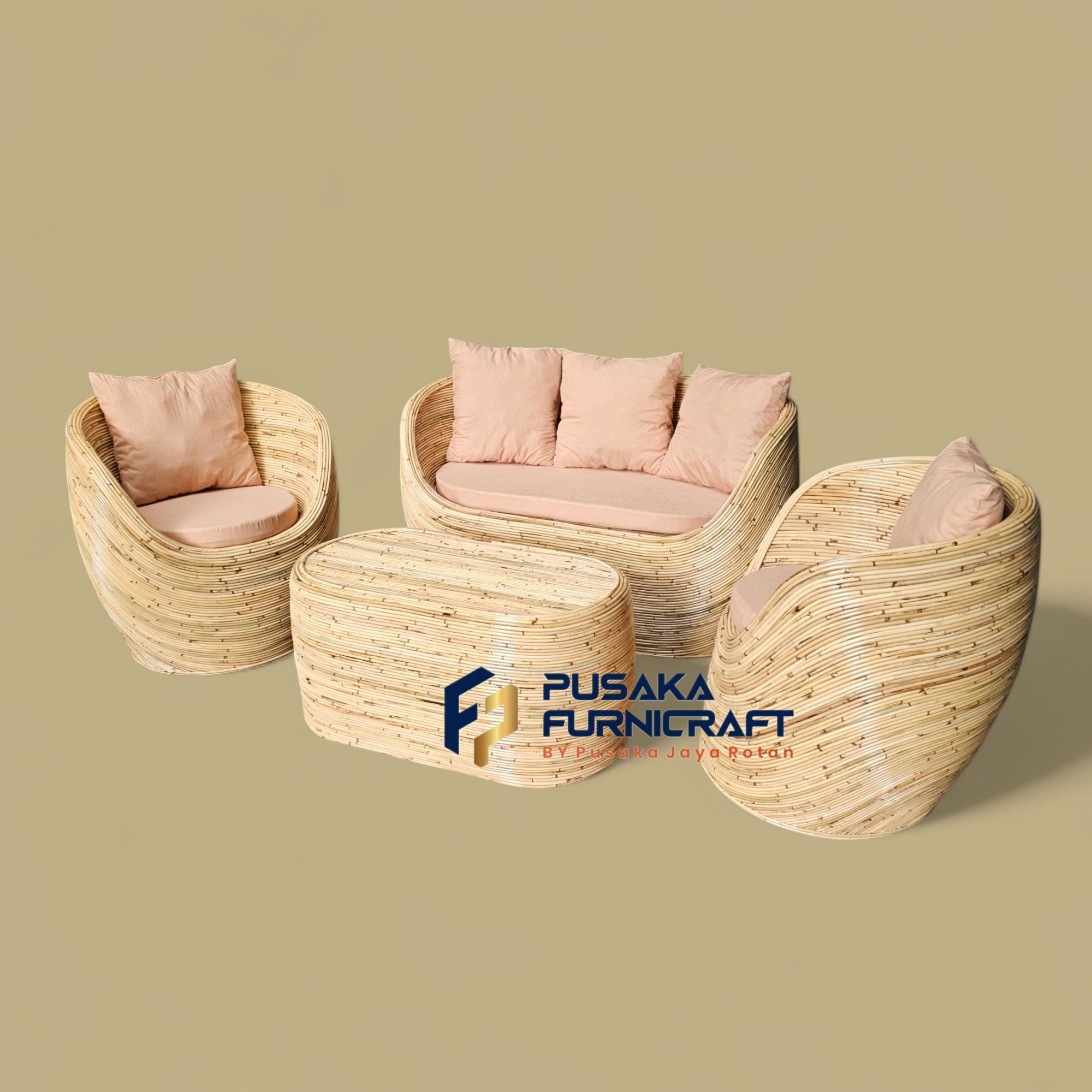 Sofa Gentong Core Tulip Rotan Type 211